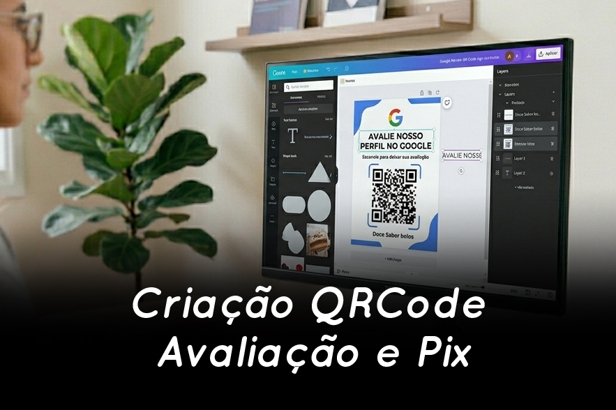 Tela de criação de QR Code