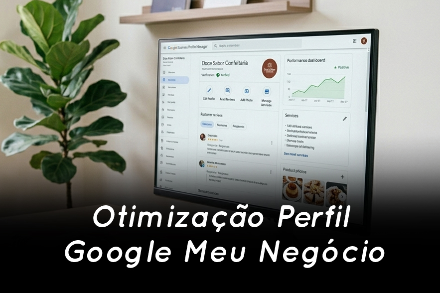 Tela de otimização do Perfil da Empresa no Google